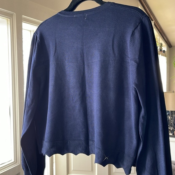 NWT 🦋3/40 LUXXE LANE Rayon Spring Cardigan (XL) - Picture 3 of 13
